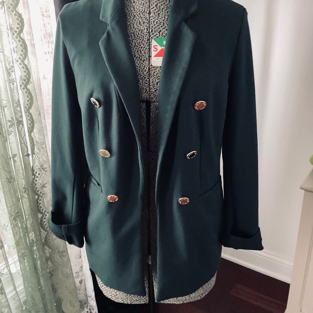 Emerald green ANNE KLEIN BLAZER